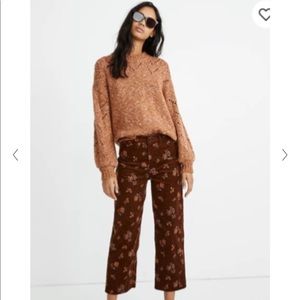 Madewell Bubble Sleeve Pullover Sweater - Women | Color: Brown | Size: XS